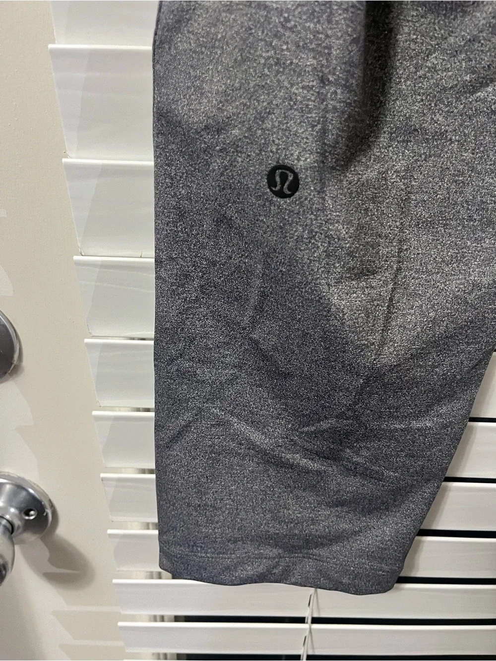 lululemon athletica Charcoal Drawstring Wide-Leg Track Pants